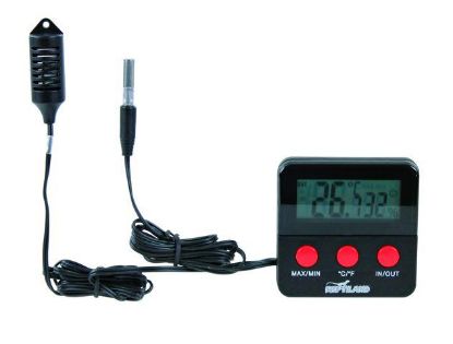 Picture of Digital thermo-/hygrometer with remote sensor, 6 × 6 cm