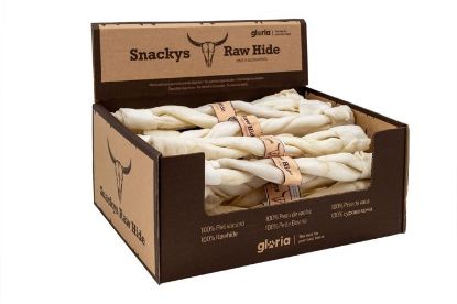 Picture of (20)RAWHIDE CHEW FOR DOGS TWIN STICK 1.8X25  CM
