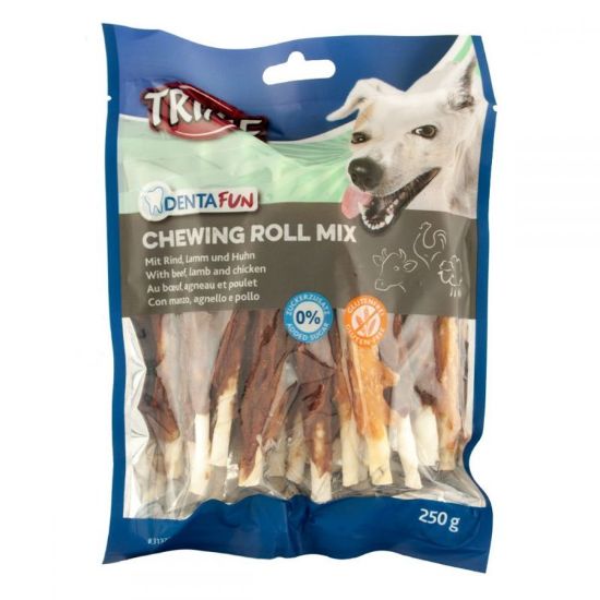 Εικόνα της Denta Fun Chewing Roll Mix, 10 cm, 250 g
