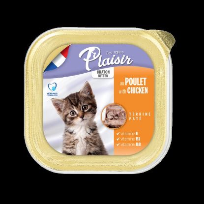 Picture of PLAISIR  ALU KITTEN CHICKEN 100GR
