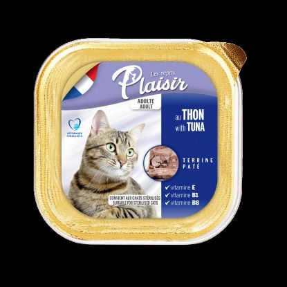 Picture of PLAISIR  ALU ADULT/STERIL TUNA 100GR