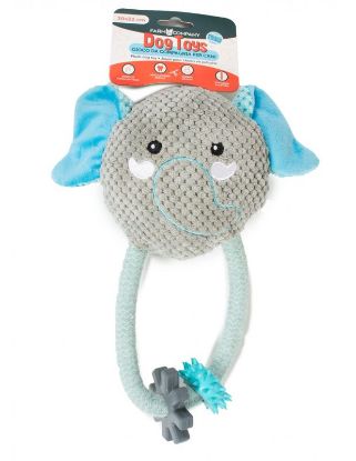 Picture of Peluche Elefante corda&inserti gomma nat