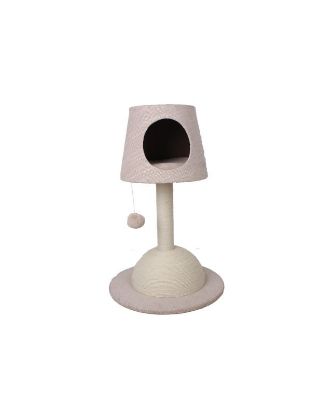 Picture of Scratching tree with house ans sisal sphere 48x48x76cm