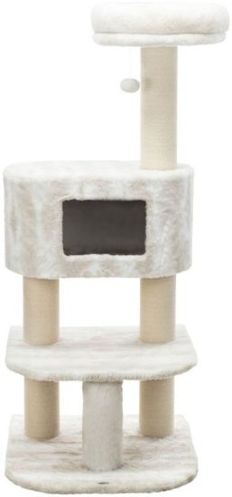 Picture of Nelli cat tree, 140 cm, white/taupe