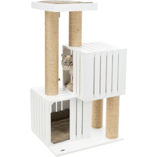 Picture of BE NORDIC Skadi cat tree, 114 cm, white