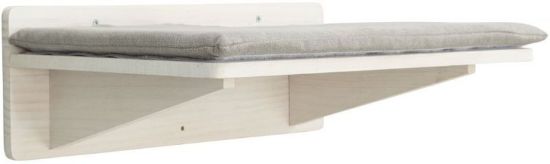 Picture of Platform with cushion, climbing landscape, 50 × 17.5 × 36.5 cm, white