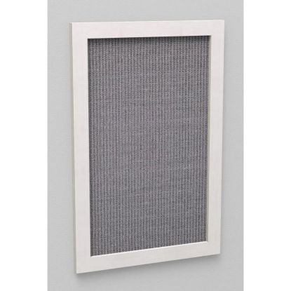 Picture of Scratching board with wooden frame, 38 × 58 cm, grey/white
