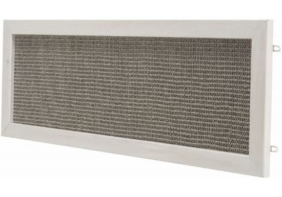 Picture of Scratching board with wooden frame, 28 × 78 cm, grey/white