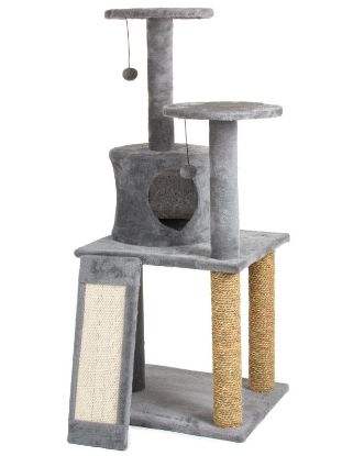 Picture of ABETE  SCRATCHING TREE 3FLOORS 49x40x115cm