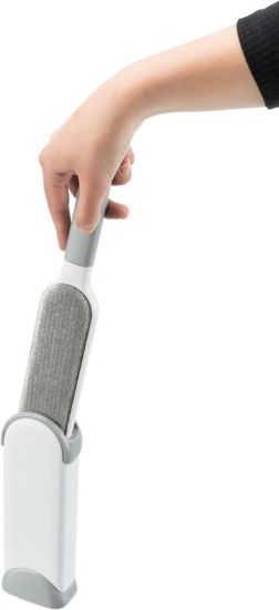 Picture of Lint brush with cleaning base, 33 cm, white/grey