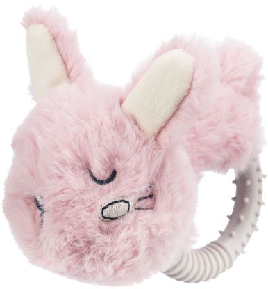 Picture of Junior rabbit (ring), plush/ TPR, 14 cm