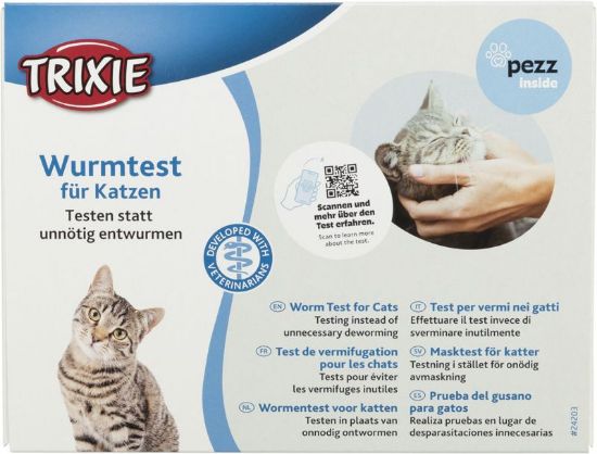 Picture of Worm test for cats, 19.5 × 15 × 2 cm