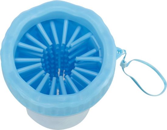 Picture of Paw cleaner, silicone/PP, S–M, blue