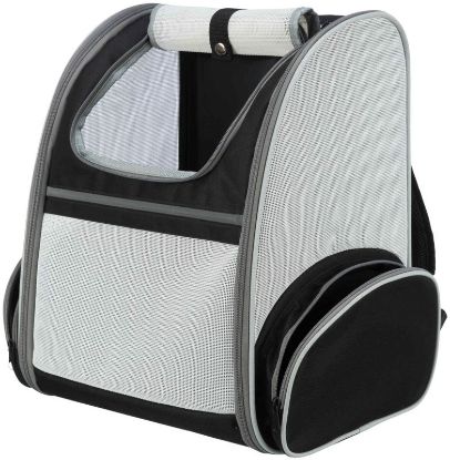 Picture of Chloe backpack, 39 × 43 × 27 cm, light grey/black
