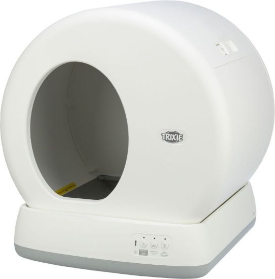 Picture of Self-Cleaning cat litter tray, plastic, 53 × 55.5 × 52 cm, white