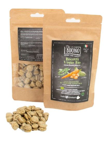 Εικόνα της VEGAN ORGANIC BISCUITS WITH PEAS, ZUCCHINI ANS CARROT 80 gr