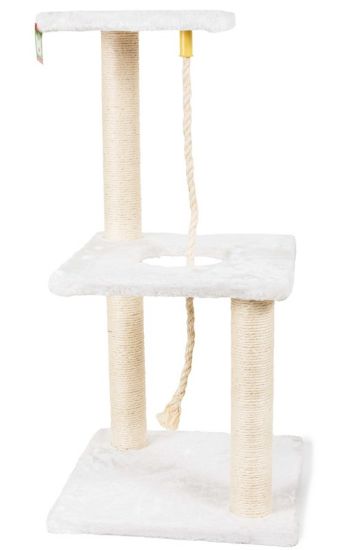 Picture of Scratching tree 2floors with rope 45x35x82cm