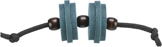 Picture of CityStyle dumbell on a string, felt/wood, 13 cm