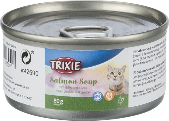 Picture of Salmon Soup with chicken and salmon, 80 g