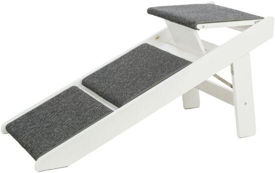 Εικόνα της Ramp, folding steps, MDF, 44 × 46 × 106 cm, white