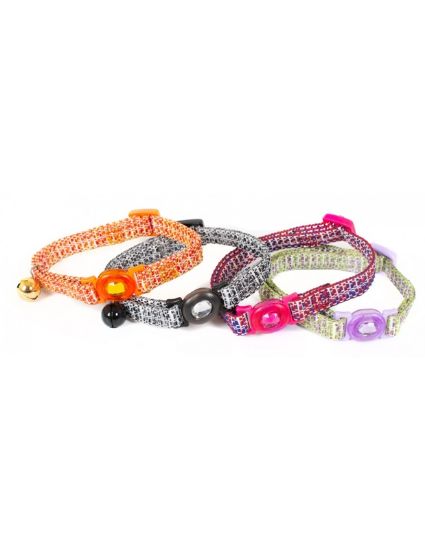 Εικόνα της Nylon Deluxe adjustable Cat Collar  20x30cm