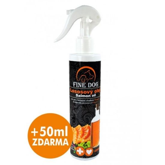 Εικόνα της FINE DOG SALMON OIL SPRAY 200ml+50ml free