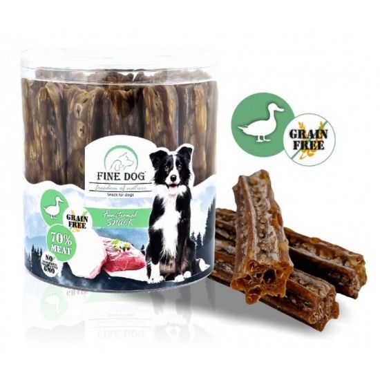 Εικόνα της FINE DOG FON GRAIN FREE FUNCTIONAL MEAT STAR DUCK 25pcs