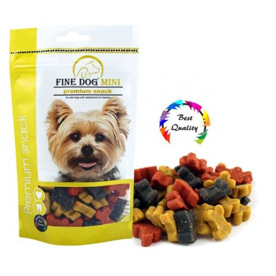 Εικόνα της FINE DOG MINI BONES SOFT MIX 100g