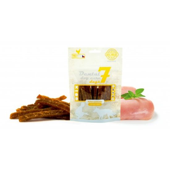 Εικόνα της DENTAL DOG STRIPES 7 DAYS SOFT CHICKEN 80g