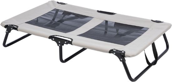 Εικόνα της Dog lounger, 120 × 19 × 70 cm, beige/black