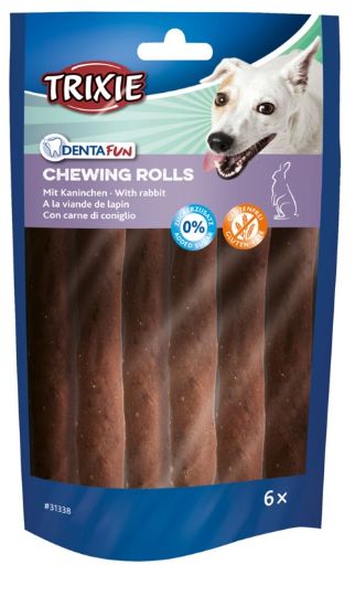 Εικόνα της Denta Fun Rolls with rabbit, 12 cm, 6 pcs./70 g
