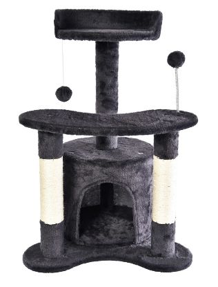 Εικόνα της Magnolia scratching tree with cat house, shelves and toys 49x40x71 cm