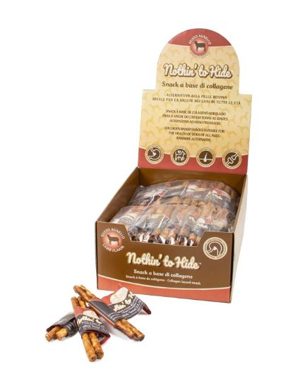 Εικόνα της Nothin to Hide Twist Stick Lamb flavour 2 pcs 12.5cm