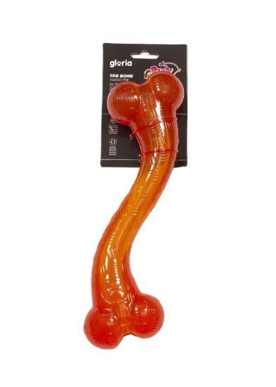 Εικόνα της TPR BONE 30CM ORANGE
