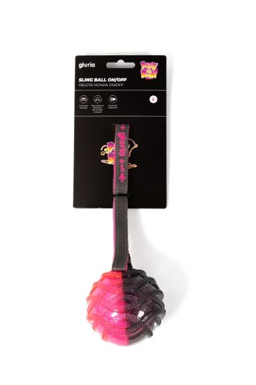 Εικόνα της PLAY AND RUN SLING BALL ON/OFF L 8.89CM GREY/PINK