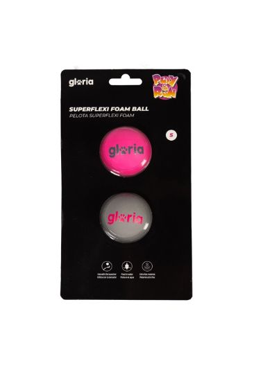Εικόνα της PLAY AND RUN SUPERFLEXI FOAM BALL S 4.5CM 2PCS GREY/PINK