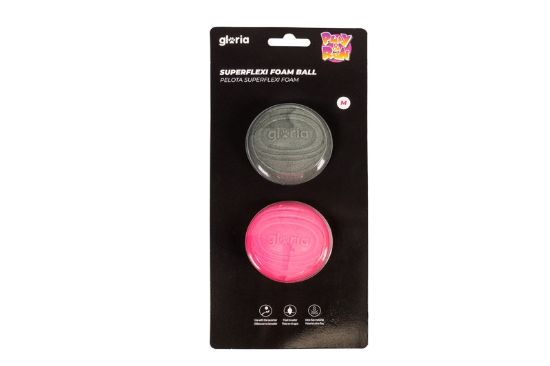 Εικόνα της PLAY AND RUN SUPERFLEXI FOAM BALL S 6.35CM 2PCS GREY/PINK