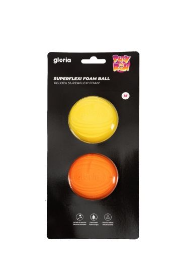 Εικόνα της PLAY AND RUN SUPERFLEXI FOAM BALL S 6.35CM 2PCS ORANGE/YLW