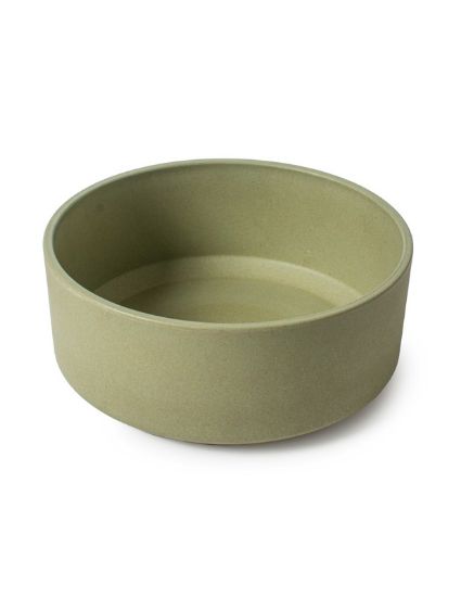 Εικόνα της Bamboo and rice husk dog bowl S/M Ø 14 cm – 650 ml Sage green