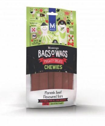 Εικόνα της BAGS O' WAGS BEEF BARS 120g