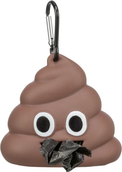 Εικόνα της Poop Bag Dispenser, 8 × 5 cm, 1 × 15 bags, brown
