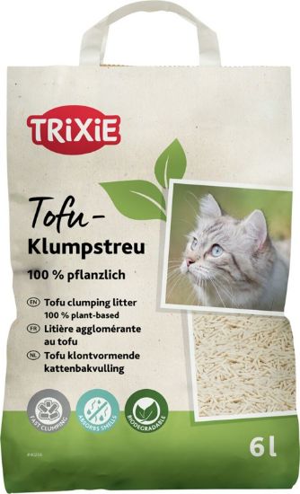 Εικόνα της Tofu cat litter, clumping, 2.5 Kg (6 L)