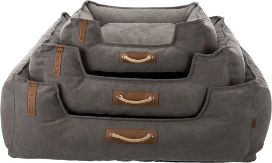 Εικόνα της BE NORDIC Föhr bed, square, 60 × 50 cm, dark grey