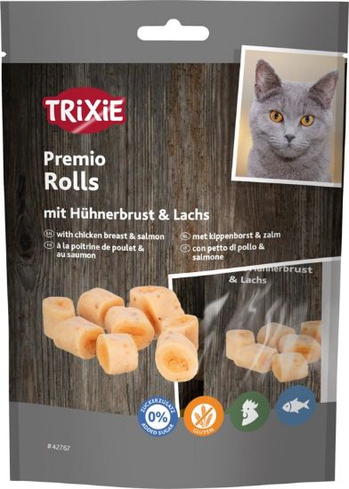 Εικόνα της Premio Rolls with Chicken Breast & Salmon, 50 g