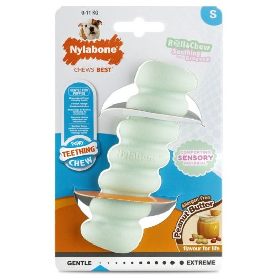 Εικόνα της NYLABONE PUPPY TACTILE STICK PEANUT S 0-11kg