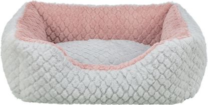 Εικόνα της Kaline Mio Bed, Angular, 65 × 50 cm, grey/old pink