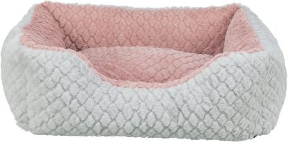 Εικόνα της Kaline Mio Bed, Angular, 80 × 65 cm, grey/old pink