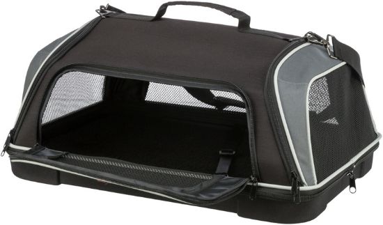 Εικόνα της Boarding airline carrier, 55 × 23 × 40 cm, black/grey