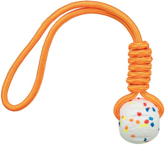 Εικόνα της Light & Strong, ball with rope, EPS, ø 7.5 × 40 cm, white/multi coloured