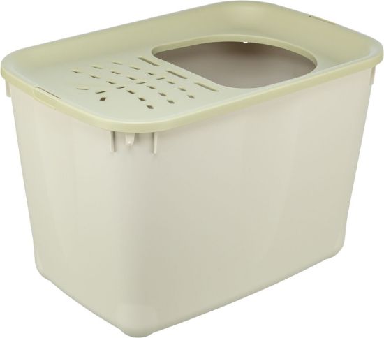 Εικόνα της Litter tray Hop-In, 38 × 39 × 58 cm, grey/green
